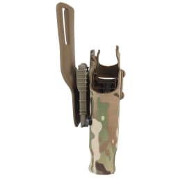 Tactical 63DO Pistol Holster for Glock 17/19 Compatible X300/X300U Lights Holster Quick Lock System QLS Mount Adapter Leg Shroud