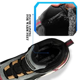 Baasploa Winter Men Leather Sneakers Casual Fashion Waterproof Sport Shoes For Man Plush Warm Male Sneakers Non-Slip Outdoor
