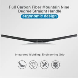 RXL SL 9 Degree Carbon Handlebar for Mtb Bicycle Handlebars 31.8mm*720/780mm UD Matte Flat Mountain Bike Handle Bar Accessories