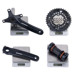 Bicycle Crankset 36T 22-36T 24-38T Bolany 104BCD Hollow Crank MTB Crankset 170mm Integrated Crank Chainring