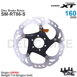 SHIMANO DEORE XT M8000 SLX - 6-Bolt - Disc Brake Rotor SM-RT86 203/180/160 mm Original Parts