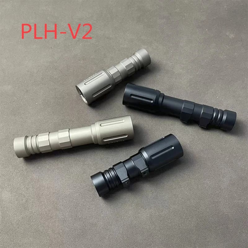 Tactical PLHv2 Mod-lit Long or Short Flashlight SST40 White LED With Airsoft Hunting Weapon Original Marking Scout Light