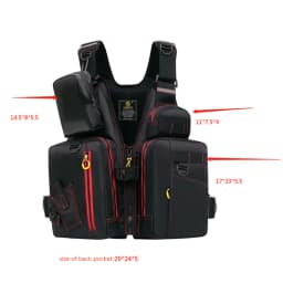 Multi-functional Life Jacket Vest for Outdoor Fishing, a Must-Have for Safety. Multiple Pockets for Storage, Buoyant Materials