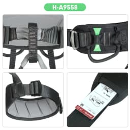 Xinda Outdoor Harness Comfortable Multi-Functional Climbing Half-Body Gale Panther Eagle Safety Belt For High-Altitude Operation