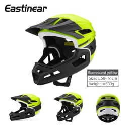 Eastinear's New Adult Bicycle Helmet Full-face Detachable Outdoor Sports Motorcycle Skateboard Riding Helmet Protects the Head