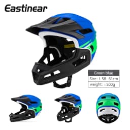 Eastinear's New Adult Bicycle Helmet Full-face Detachable Outdoor Sports Motorcycle Skateboard Riding Helmet Protects the Head