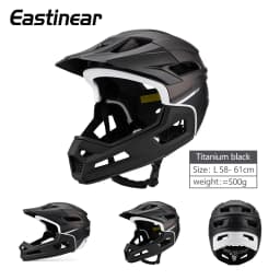 Eastinear's New Adult Bicycle Helmet Full-face Detachable Outdoor Sports Motorcycle Skateboard Riding Helmet Protects the Head