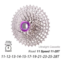 ZTTO Ultralight Road Bike Cassette 11 Speed SLR2 Cassette 11S 11-28T 11-36T Freewheel 11-32/34T 11V K7 CNC Gravel Bike HG System