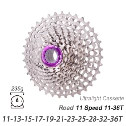 ZTTO Ultralight Road Bike Cassette 11 Speed SLR2 Cassette 11S 11-28T 11-36T Freewheel 11-32/34T 11V K7 CNC Gravel Bike HG System
