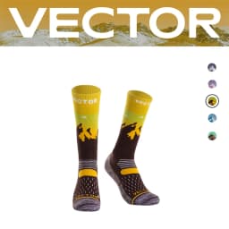 VECTOR High Quality Professional Sport Socks Breathable Road Bicycle Socks Men and Women Outdoor Sports Racing Cycling Socks
