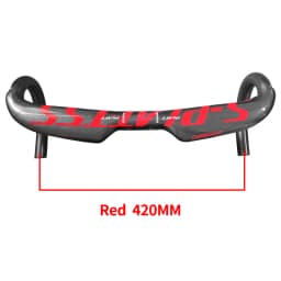 Bike Carbon Road Handlebar 400/420/440mm Glossy Internal Routing Bicycle Handle Bar Bicycle Accessories