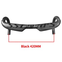 Bike Carbon Road Handlebar 400/420/440mm Glossy Internal Routing Bicycle Handle Bar Bicycle Accessories