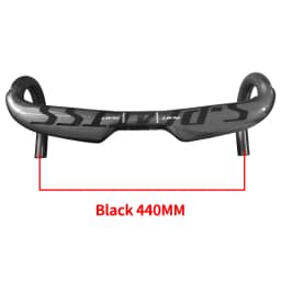 Bike Carbon Road Handlebar 400/420/440mm Glossy Internal Routing Bicycle Handle Bar Bicycle Accessories