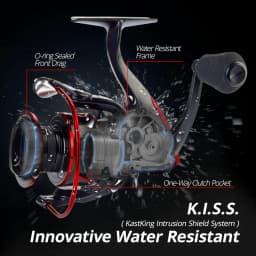 KastKing Sharky III-CHOICE Innovative Water Resistance Spinning Reel 18KG Max Drag Power Fishing Reel for Bass Pike Fishing