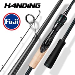 HANDING Magic L Spinning Casting Fishing Rod 1.98-2.44M Fuji O+A Guide Rings 30+24T Carbon Fiber Lure Weight 1.5-40G MF/F Action