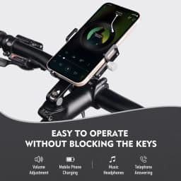 Thinkrider Phone Holder Motorcycle Electric Bicycle Smartphone Cnc Aluminum Alloy Bracket Five Claws Mechanical Bike Holder