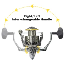 Fishdrops 12+1BB Ultra Lightweight Powerful Fishing Reel, 5.5:1 High Speed Ultra Smooth for Saltwater Fishing Reels