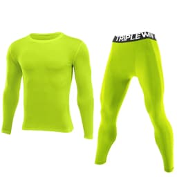 Men Long Sleeve Tracksuits GYM Fitness Tee + Leggings Men's Sport Running Set Yoga Skiing Basketball Football Clothes Suit 96