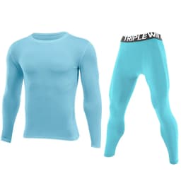 Men Long Sleeve Tracksuits GYM Fitness Tee + Leggings Men's Sport Running Set Yoga Skiing Basketball Football Clothes Suit 96