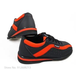 Men PU Leather Bowling Shoes Women Professional Sports Bowling Sneakers Unisex Right-hand Anti-skid Shoes Breathable Trainer