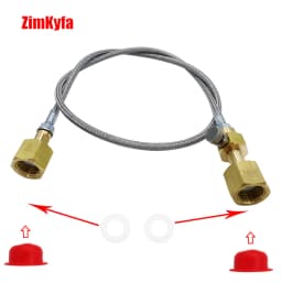 CO2 Cylinder Refilling Station for Sodastream Charging Adapter 1.5m Steel Braided Hose W21.8-14|DIN477|CGA320