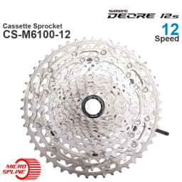SHIMANO DEORE XT SLX Cassette Sprocket CS-M6100 CS-M7100 CS-M8100 12-Speed MICRO SPLINE - HYPERGLIDE for MTB Bike Original Parts