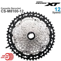 SHIMANO DEORE XT SLX Cassette Sprocket CS-M6100 CS-M7100 CS-M8100 12-Speed MICRO SPLINE - HYPERGLIDE for MTB Bike Original Parts