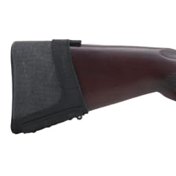 Genuine Leather Gun Buttstock Extension Slip on Recoil Pad, Canvas Shotgun Butt Recoil Pad, Small / Large Size
