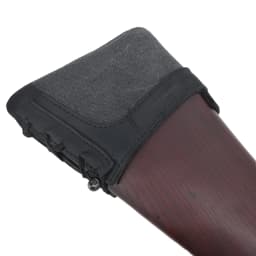 Genuine Leather Gun Buttstock Extension Slip on Recoil Pad, Canvas Shotgun Butt Recoil Pad, Small / Large Size