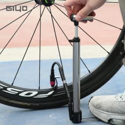 Giyo 140psi Bicycle Pump Portable Presta/Schrader Valve MTB Cycling Pump Road Bike Mini Floor Standing Pump Tire Inflator