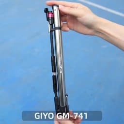 Giyo 140psi Bicycle Pump Portable Presta/Schrader Valve MTB Cycling Pump Road Bike Mini Floor Standing Pump Tire Inflator