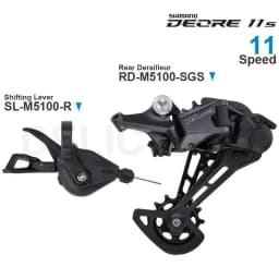 SHIMANO DEORE M5100 11 Speed Shifter SL-M5100 SL-M5100-R Rear Derailleur RD-M5100 1x11-speed Original Parts for MTB