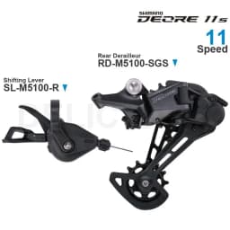 SHIMANO DEORE M5100 11 Speed Shifter SL-M5100 SL-M5100-R Rear Derailleur RD-M5100 1x11-speed Original Parts for MTB