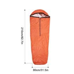 TOMSHOO Emergency Sleeping Bag Ultralight Waterproof Heat Reflective Thermal Sleeping Bag Survival Gear for Outdoor Adventure