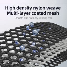 YUZHIYUAN Fish Protection Net Aluminium Alloy Foldable Quick-drying Fish Guard Space-saving Outdoor Fishing Net Portable Bag