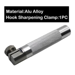 Hook Sharpening Vice Tool Clamp Fishhook Chod Hair Rigs Hooks Alu Alloy Easy To Use For Carp Fishing Terminal Tackle Accessories