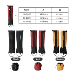 Naturehike 1 Pair Trekking Waterproof Leg Covers Hiking Snow Legging Gaiters Outdoor Climbing Camping Skiing Foot Cover