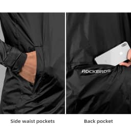 ROCKBROS MTB Bike Jacket Waterproof Lightweight Breathable Reflective Bicycle Suits Windproof Jersey Raincoat Cycling Equipment