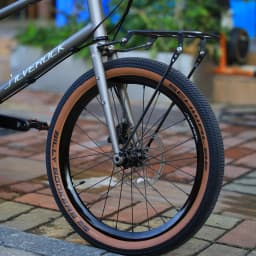 SILVEROCK Chrome Steel Fork 20" 406 451 Disc Brake BIKEPACKING Rack for Folding Minivelo BMX Bike Rigid Forks 1 1/8" 28.6mm