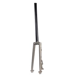 SILVEROCK Chrome Steel Fork 20" 406 451 Disc Brake BIKEPACKING Rack for Folding Minivelo BMX Bike Rigid Forks 1 1/8" 28.6mm