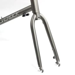 SILVEROCK Chrome Steel Fork 20" 406 451 Disc Brake BIKEPACKING Rack for Folding Minivelo BMX Bike Rigid Forks 1 1/8" 28.6mm