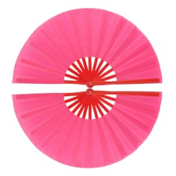 Tai Chi Fan Bamboo Kung Fu Martial Arts 34 Centimeter Fans Wushu Art Martiaux Cosplay Dance Performance Fan Red Kun Master