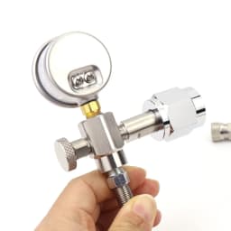 Scba Fill Station Charging Adapter For CGA347 SCBA SCOTT MSA Tank With Hose Gauge Quick Disconnect