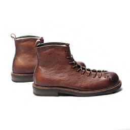 Top Layer Cowhide Men's AMEKAJI Tooling Work Clothes Boots Outdoor Trekking Hiking Climbing Genuine Leather Riding Walking Shoes