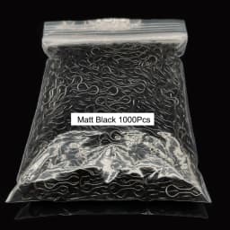 1000pcs Matt Black Carp Splay Rings Swivel Buckle Lure Leader Sinker Eyes Lure Connector Fishing Goods Tackle Accessories Pesca