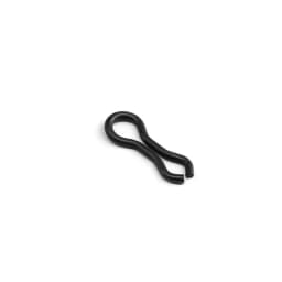 1000pcs Matt Black Carp Splay Rings Swivel Buckle Lure Leader Sinker Eyes Lure Connector Fishing Goods Tackle Accessories Pesca