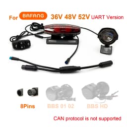 EBKE Electric Bicycle Ebike LightKit Universal 24V 36V 48V 52V BAFANG UART CAN KT JULET Steering Brake Light