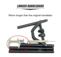 Lengthen and Thicken Handlebar for Dualtron Folding Handle DT Thunder,ULTRA,RAPTOR,COMPACT spider Scooter