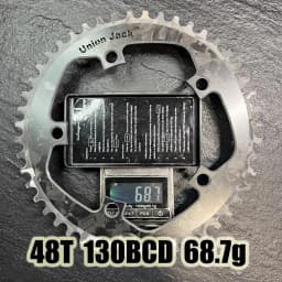 Unionjack Road bike chainring carbon 48T 50T 52T 54T 56T 58T 130BCD chainwheel for brompton birdy for dahon carbon chain wheel