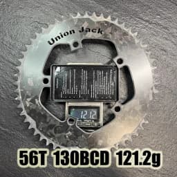 Unionjack Road bike chainring carbon 48T 50T 52T 54T 56T 58T 130BCD chainwheel for brompton birdy for dahon carbon chain wheel